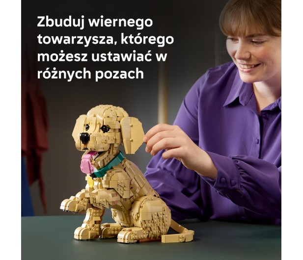 LEGO ICONS 11384 Szczeniak golden retriever - 1488997 - zdjęcie 5